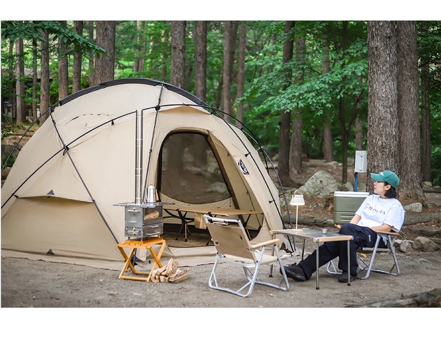 MOBI GARDEN Camping Tent Commander Dome Tent Shelter Waterproof Windproof Ultra - light 70D Nylon 160/185/245CM - BSG