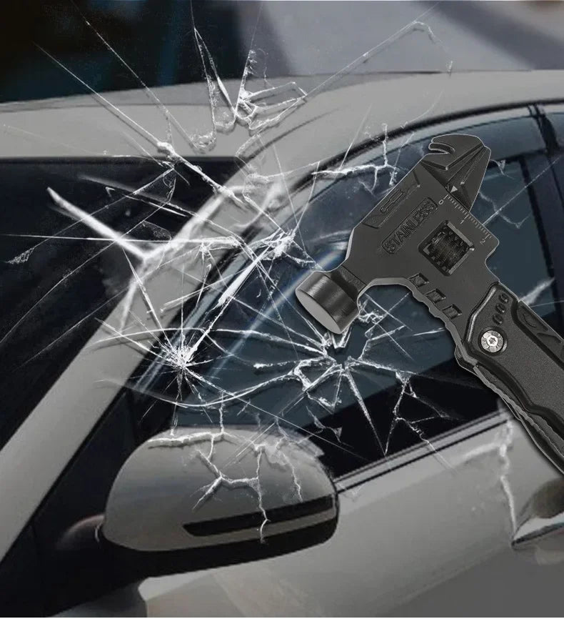 New Multifunctional Wrench Hammer Knife Pliers Outdoor Camping Survival Tool Labor Saving Tool Stainless Steel Multi - tool Knife - BSG