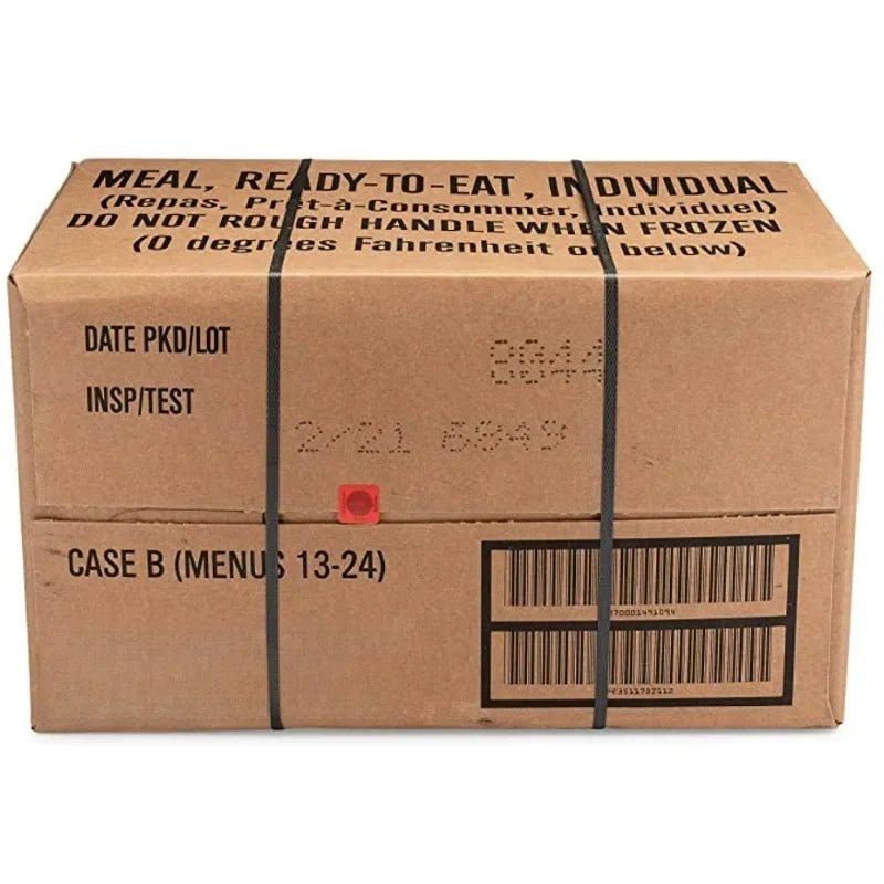 Great deal.24ct US Surplus MRE Meals Ready to Eat 2021 Inspect A+B Case Bundle Menus 1 - 24 Camp Kitchen›Freeze - Dried Food - BSG