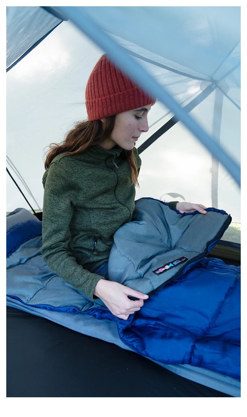 Naturehike Mummy Sleeping Bags MJ300/MJ600 Cotton Camping Adults Sleeping Bag Ultra Winter Warm Mummy Sleeping Bag Indoor - BSG