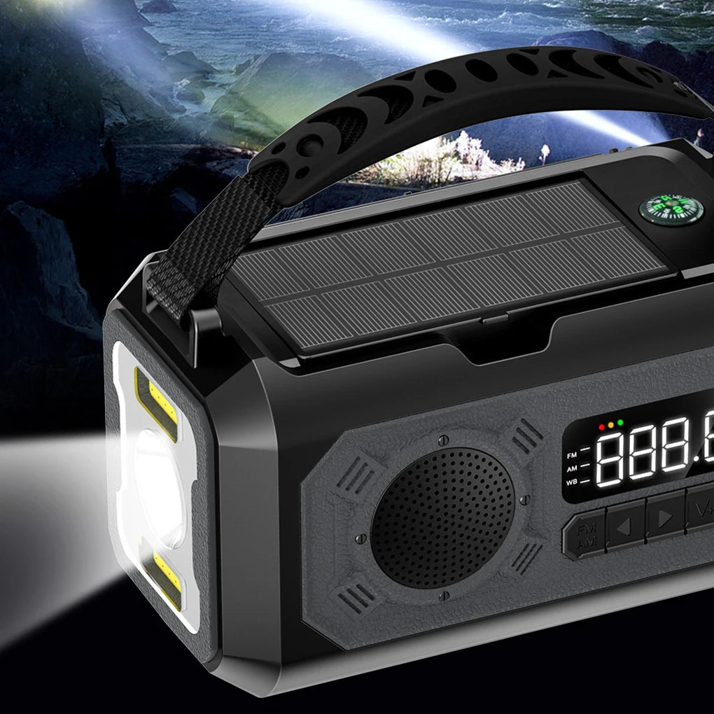 Portable AM/FM Emergency Radio – Battery-Powered Compact Radio for Home, Travel & Preparedness