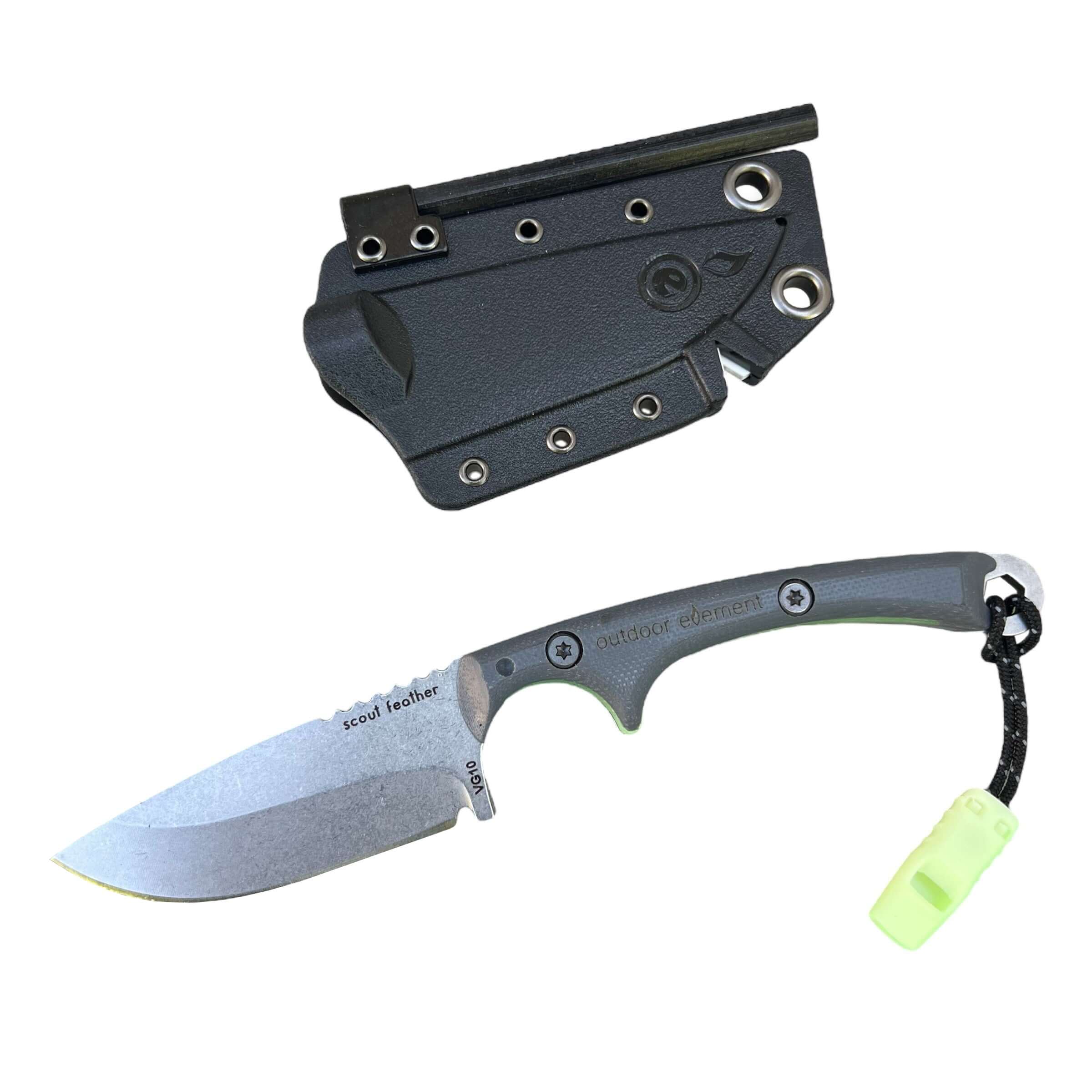 Scout Feather Adventure Survival Knife - BSG