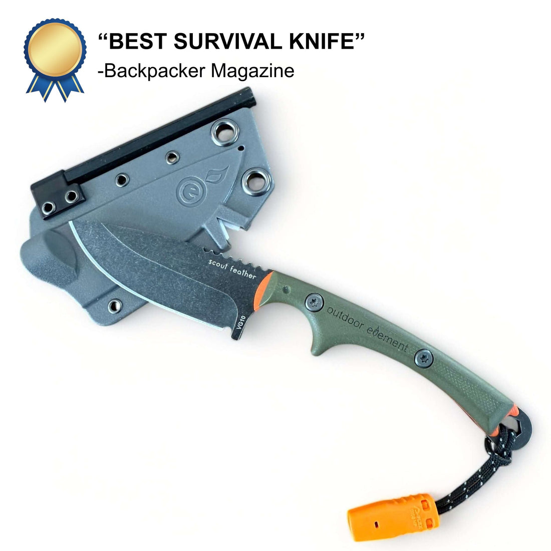Scout Feather Adventure Survival Knife - BSG