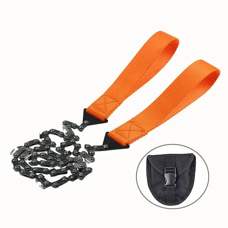 Sierra de alambre portátil de 11 dientes: motosierra de supervivencia para acampar, hacer senderismo y usar como kit de emergencia | BasicSurvivalGear.com