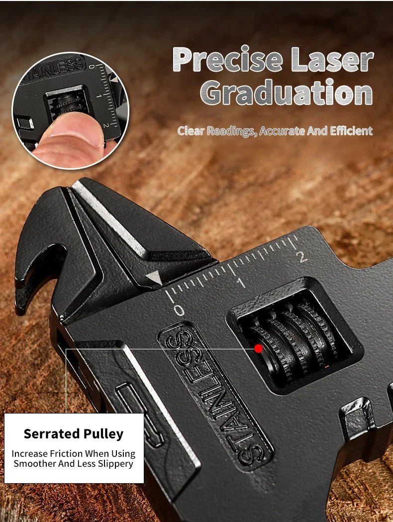 New Multifunctional Wrench Hammer Knife Pliers Outdoor Camping Survival Tool Labor Saving Tool Stainless Steel Multi - tool Knife - BSG