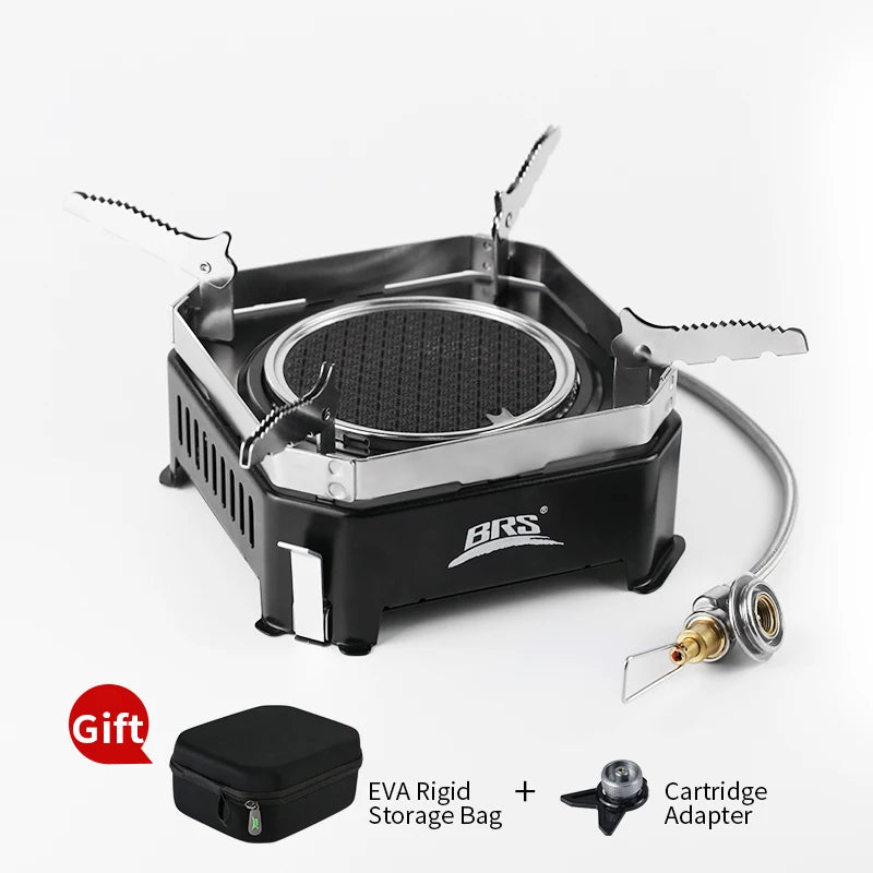 BRS-K007new stable pressure cartridge stove, an outdoor portable stove, camping infrared gas burner head