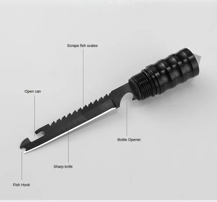 Folding Multi-Function Survival Engineering Shovel