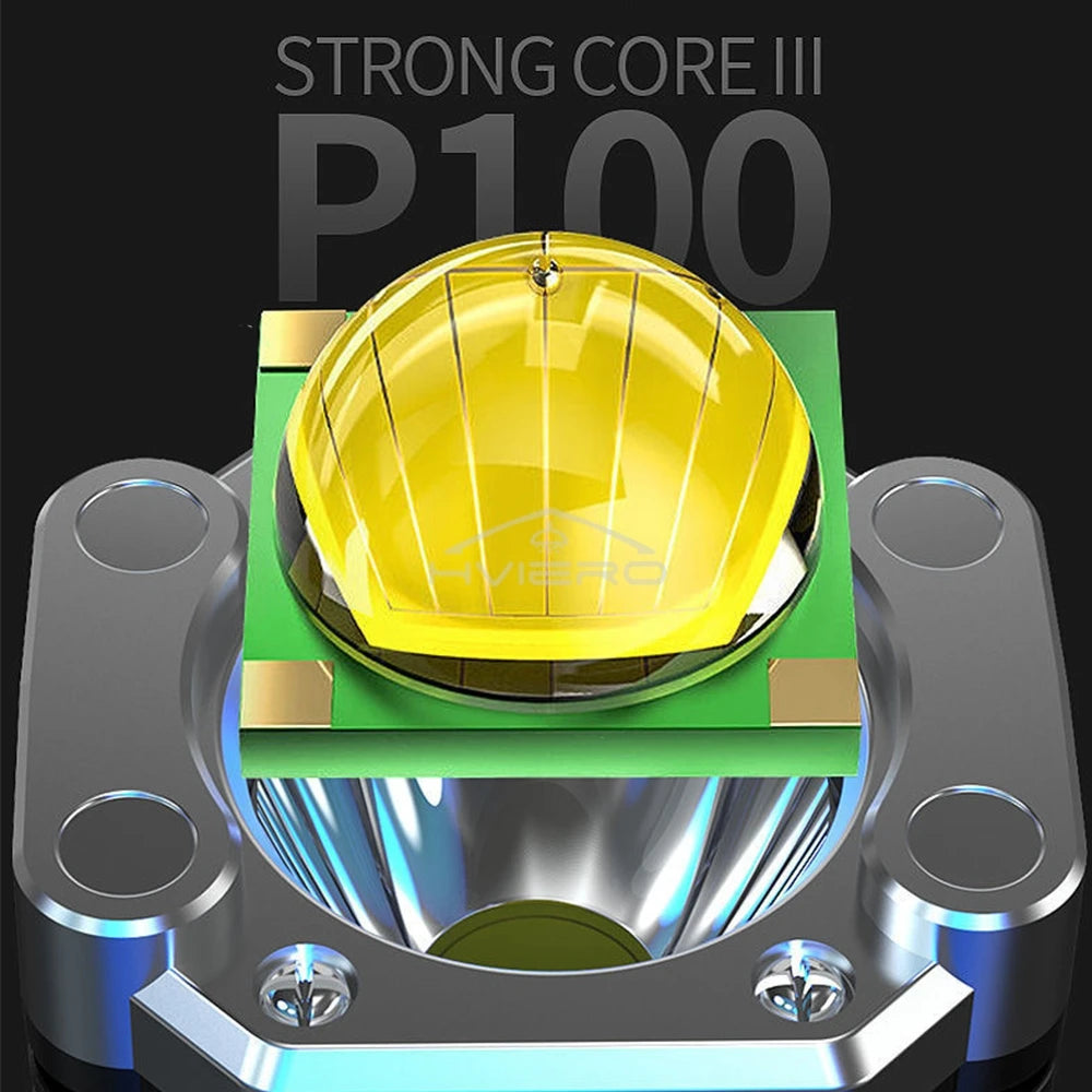 Rechargeable Vehicle Emergency Flashlight with Safety Hammer & Power Bank – Waterproof LED Survival Light