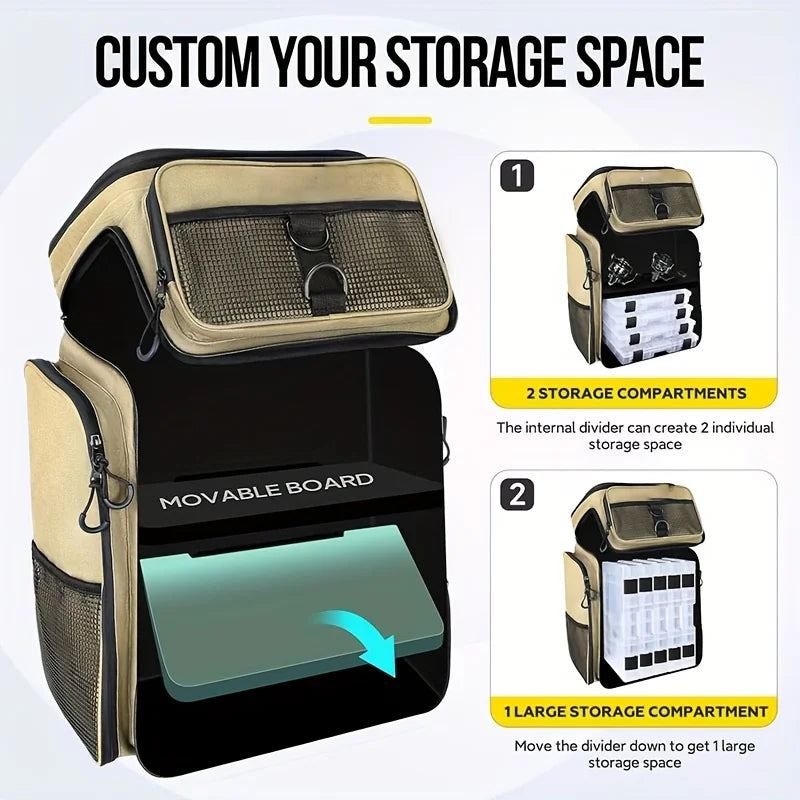 Survivalist Outdoor Storage Backpack – Tactical Hiking Daypack with Utility Pockets