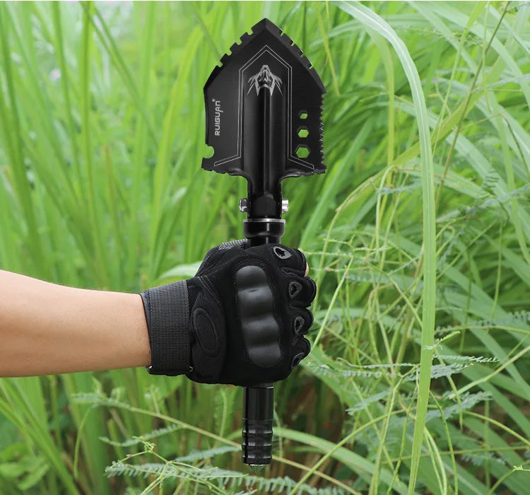 Folding Multi-Function Survival Engineering Shovel