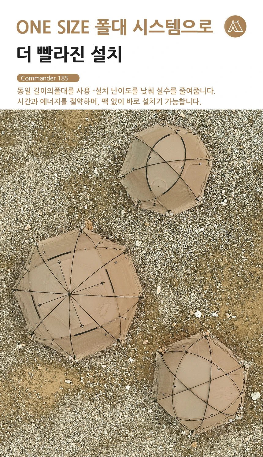 MOBI GARDEN Camping Tent Commander Dome Tent Shelter Waterproof Windproof Ultra - light 70D Nylon 160/185/245CM - BSG