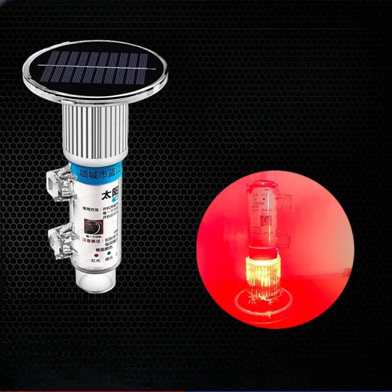 Solar-Powered Emergency Signal Light – IPX7 Waterproof LED Warning Beacon (No Battery Charging Needed) | BasicSurvivalGear.com