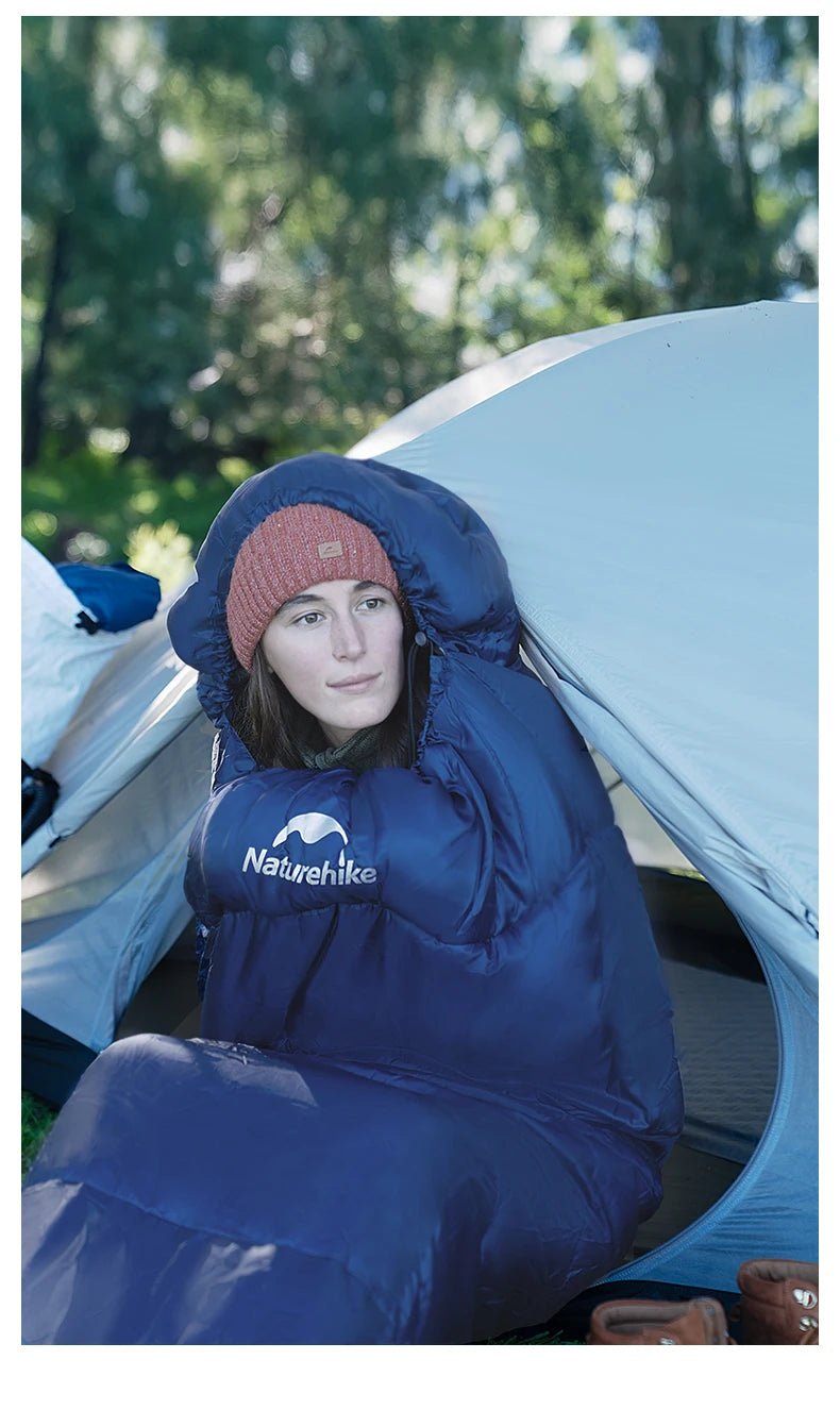 Naturehike Mummy Sleeping Bags MJ300/MJ600 Cotton Camping Adults Sleeping Bag Ultra Winter Warm Mummy Sleeping Bag Indoor - BSG