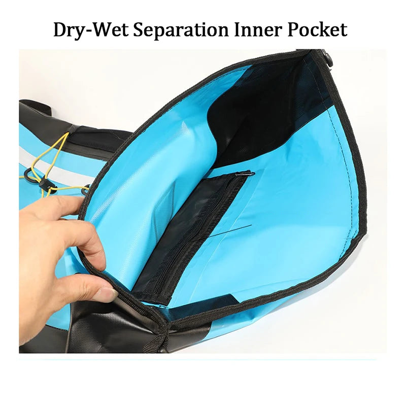 30L Waterproof Dual-Compartment Backpack – Heavy-Duty PVC Outdoor Survival Pack | BasicSurvivalGear.com
