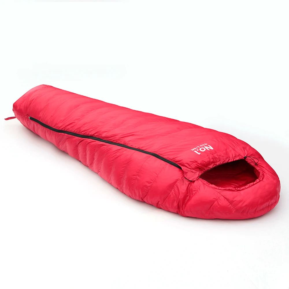 Winter Sleeping Bags For Adults Cold Weather 0~-22 Degree Down Sleeping Bag for Outdoor Champing Hiking Mummy Bag