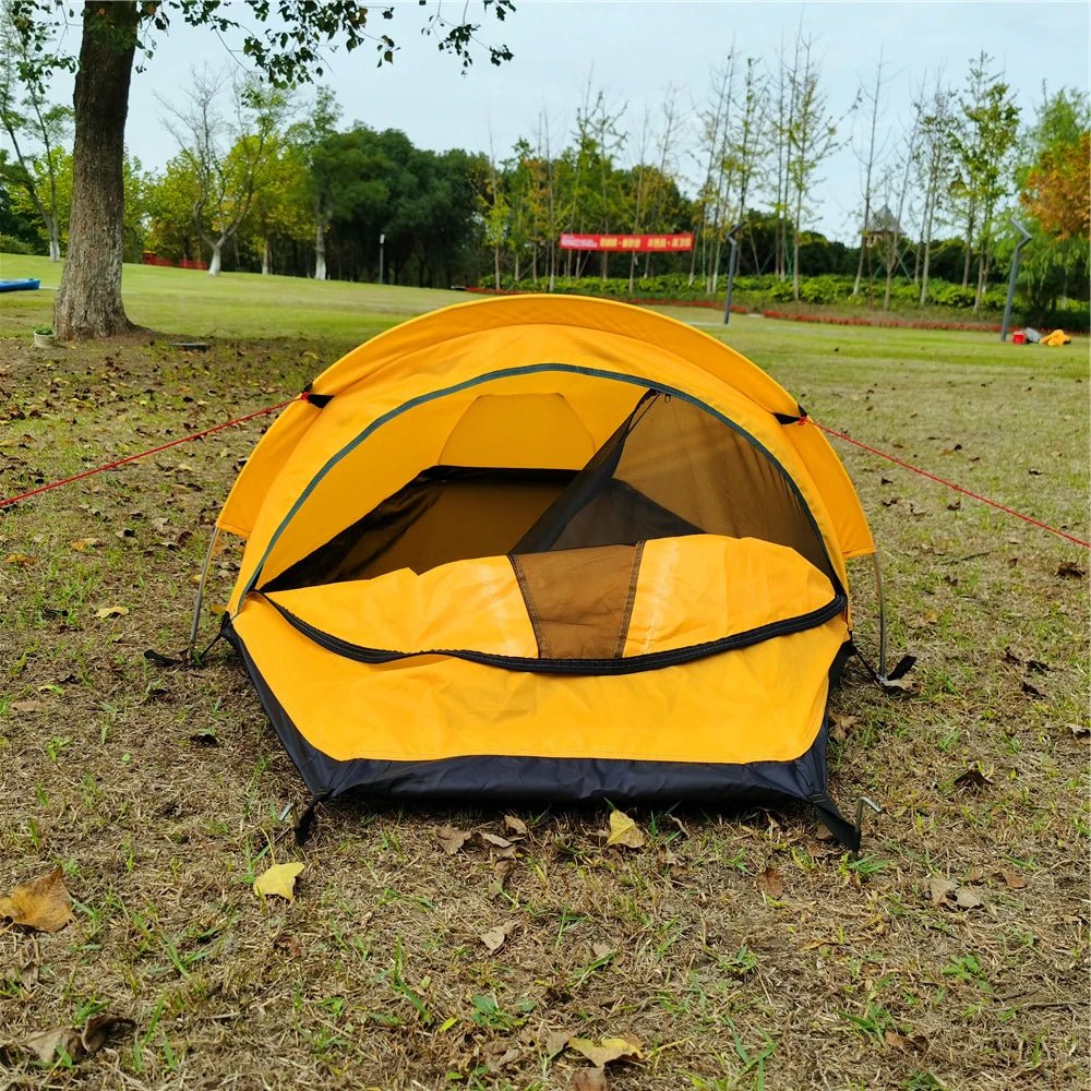 Backpacking Tent Outdoor Hiking Camping Sleeping Bag Tent Waterproof Lightweight Single Person Tent - BSG