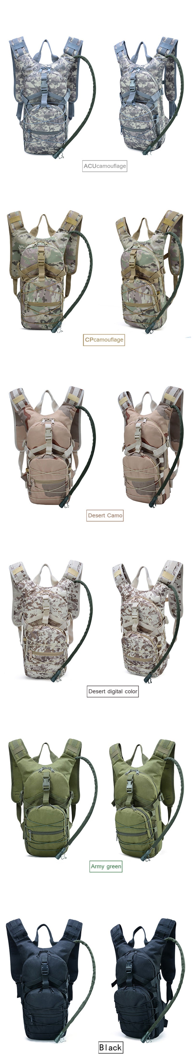 Lightweight Tactical Hydration Backpack – Nylon Survival Daypack (20–35L)