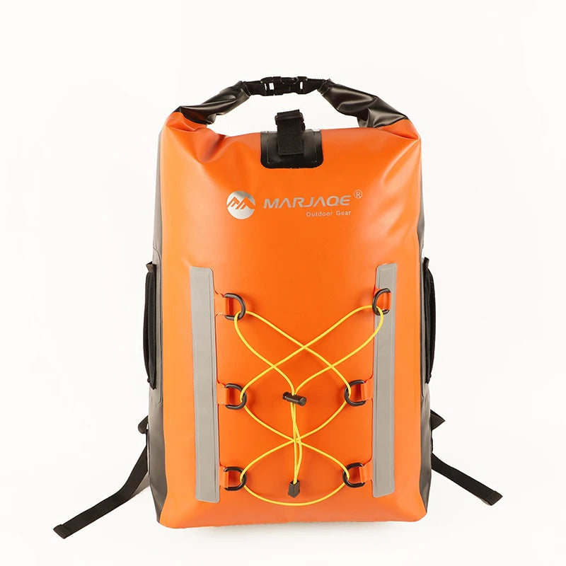 30L Waterproof Dual-Compartment Backpack – Heavy-Duty PVC Outdoor Survival Pack | BasicSurvivalGear.com
