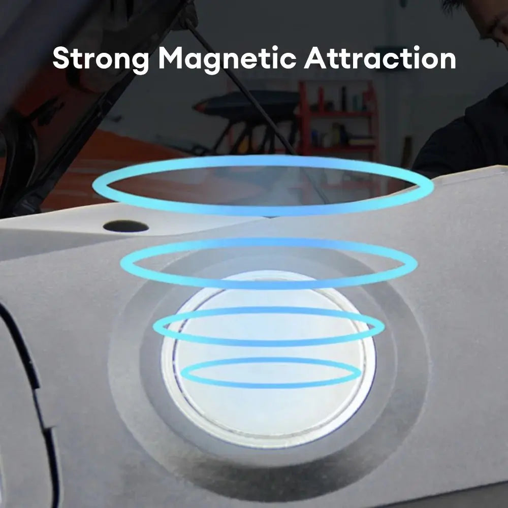 Rechargeable COB LED Work Light with Red Strobe – Portable Emergency & Utility Light (4 Modes)