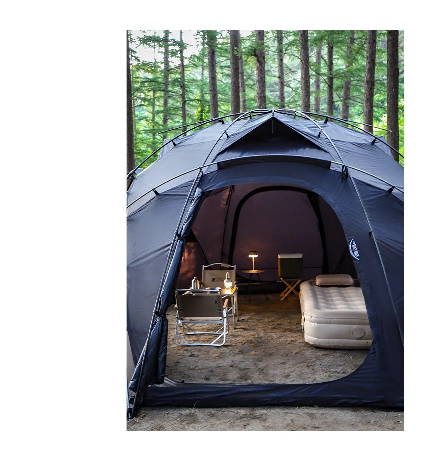 MOBI GARDEN Camping Tent Commander Dome Tent Shelter Waterproof Windproof Ultra - light 70D Nylon 160/185/245CM - BSG
