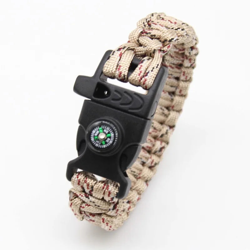 Paracord Bracelet - Multi-Functional Braided Bracelet, 7-Strand Paracord Outdoor Survival Emergency Wrist Cord/Bracelet