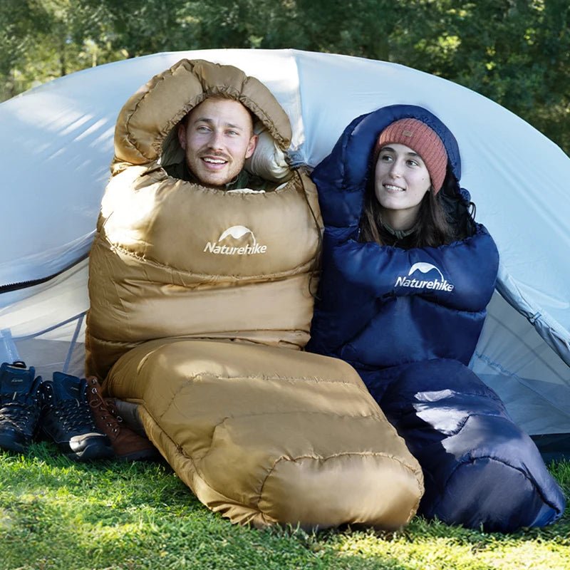 Naturehike Mummy Sleeping Bags MJ300/MJ600 Cotton Camping Adults Sleeping Bag Ultra Winter Warm Mummy Sleeping Bag Indoor - BSG