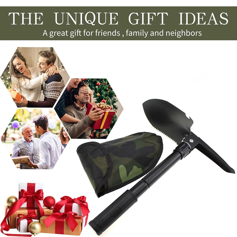 Outdoor Folding Garden & Camping Shovel Multitool