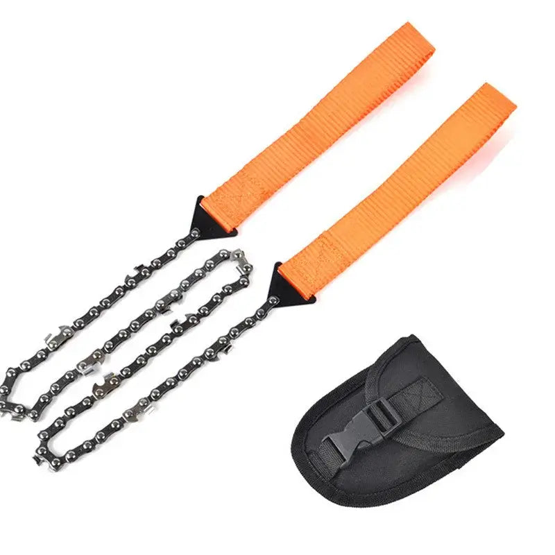 Sierra de alambre portátil de 11 dientes: motosierra de supervivencia para acampar, hacer senderismo y usar como kit de emergencia | BasicSurvivalGear.com