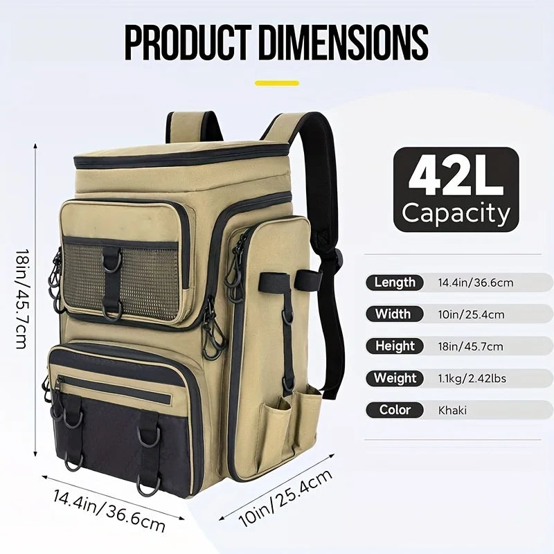 Survivalist Outdoor Storage Backpack – Tactical Hiking Daypack with Utility Pockets