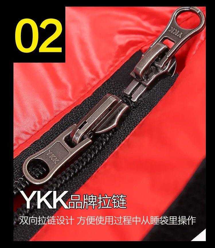 Portable Winter Down Dleeping Bags Ultralight Outdoor Waterproof Warm Goose Down mummy Sleeping Bag For Hiking Camping Equipment - BSG