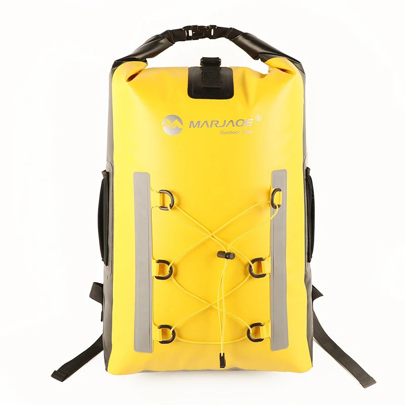 30L Waterproof Dual-Compartment Backpack – Heavy-Duty PVC Outdoor Survival Pack | BasicSurvivalGear.com