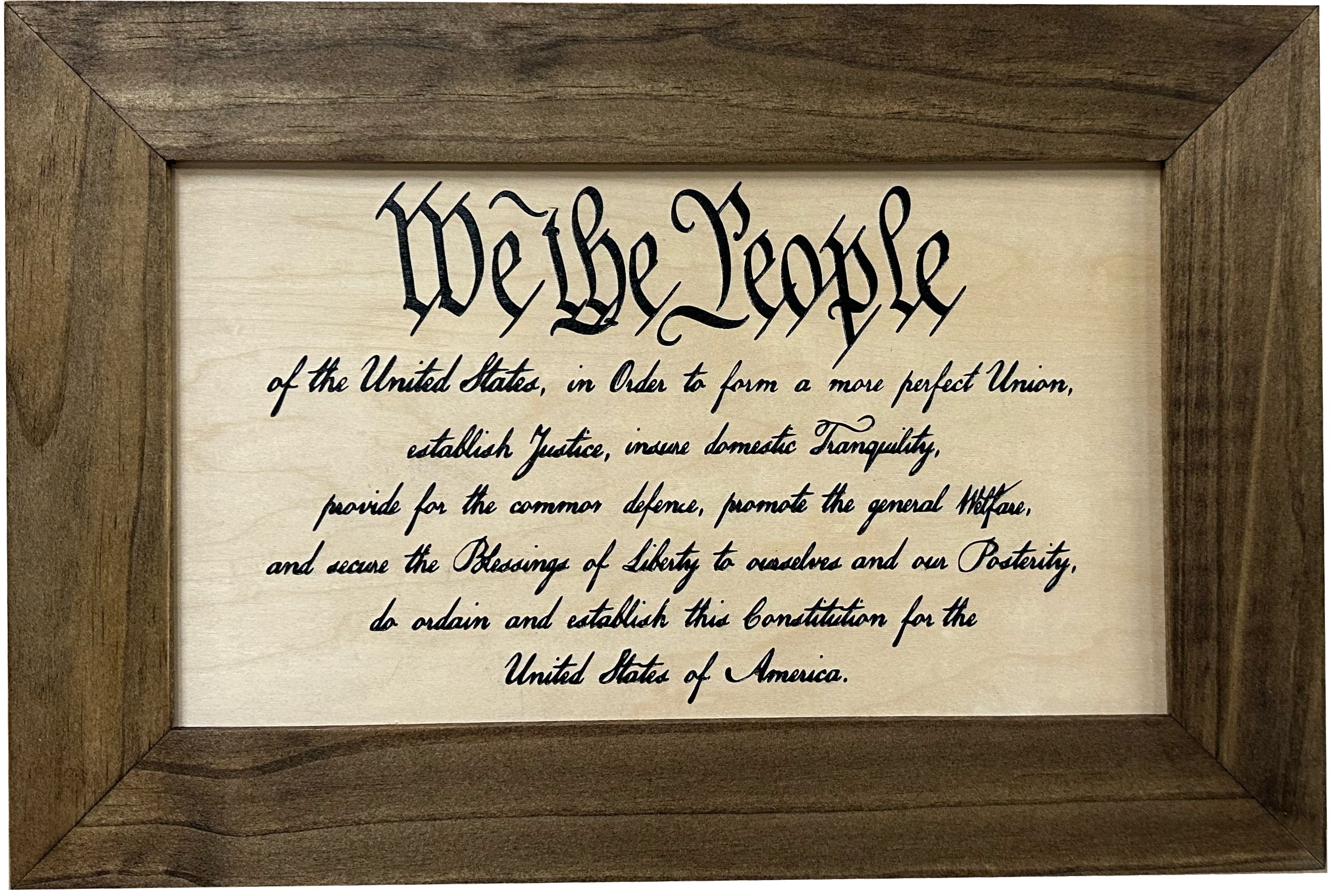 We The People Constitution Hidden Handgun Concealment Furniture