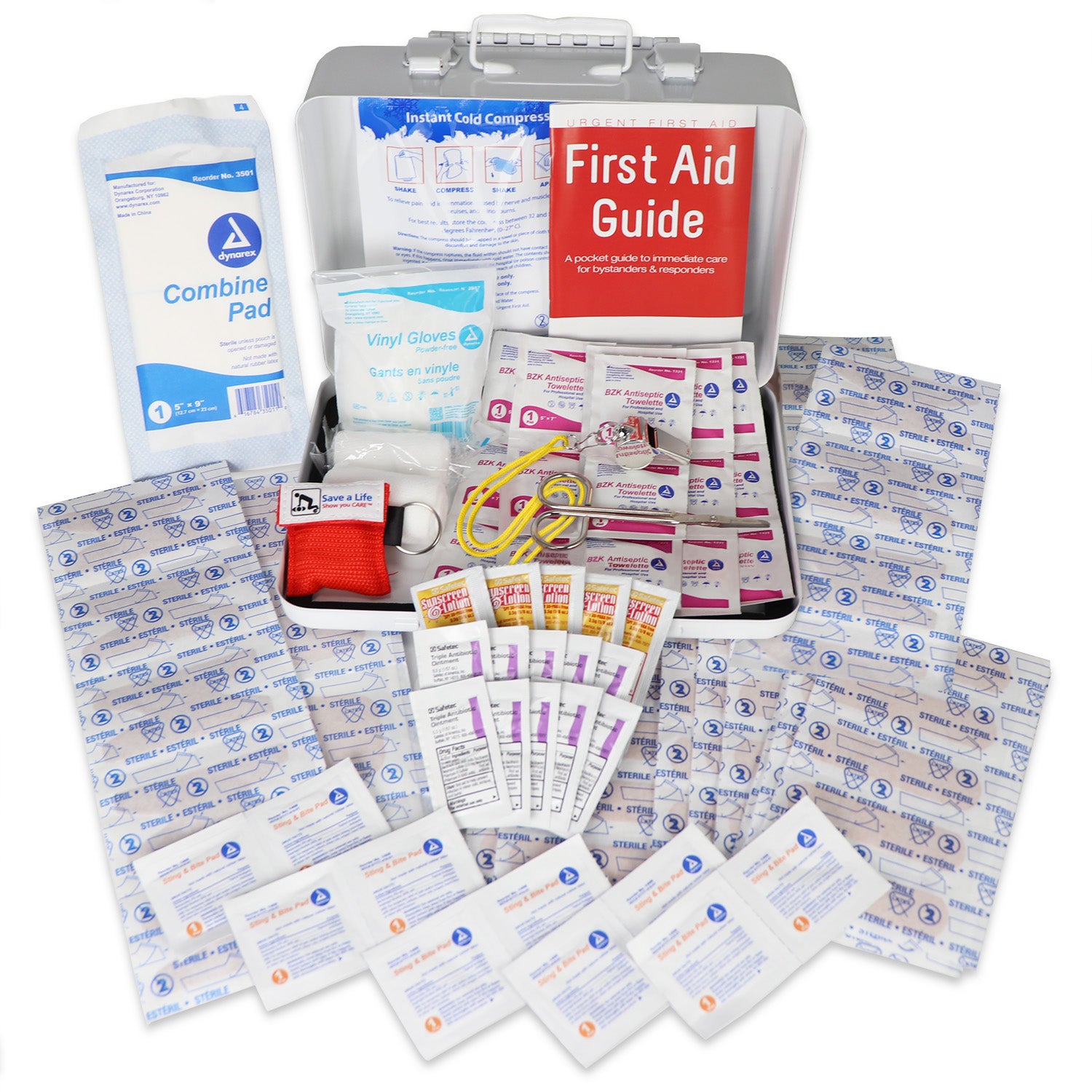 Swimming Pool & Lifeguard First Aid Kit - Metal