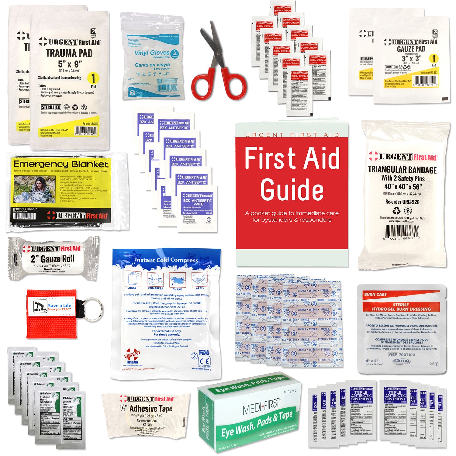 Guardian 10-25 Person First Aid Kit - Plastic