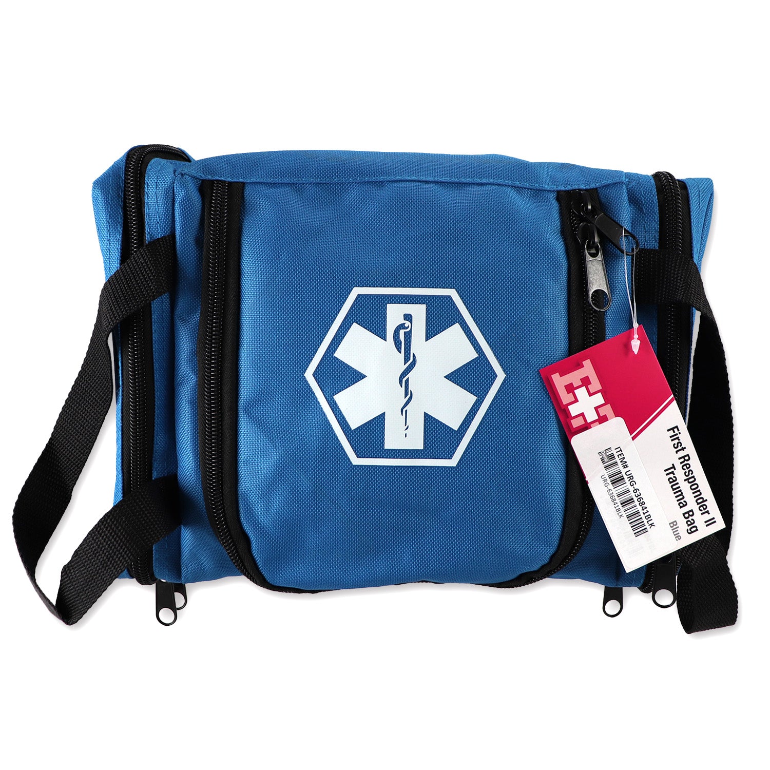 Kit de primeros auxilios de 80 piezas / Bolsa de emergencia - Azul