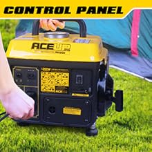 Aceup Energy 1,200W Gas Powered Generator, Small Portable Generator for Home Use Camping Ultralight, EPA & CARB Compliant