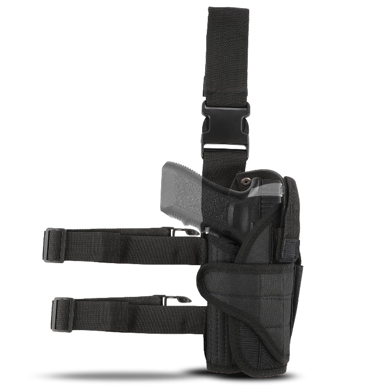 Tactical Drop - Leg Thigh Gun Holster with Mag Pouch (Right - Hand) - BSG