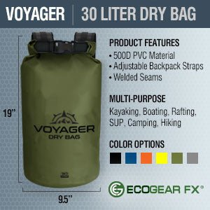Heavy - Duty Waterproof Dry Bag – Voyager Gear for Kayaking, Camping & Travel - BSG