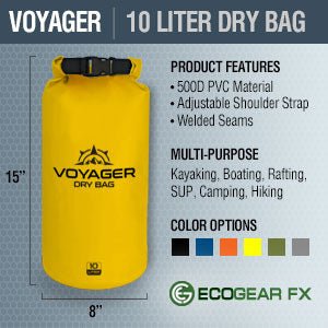 Heavy - Duty Waterproof Dry Bag – Voyager Gear for Kayaking, Camping & Travel - BSG