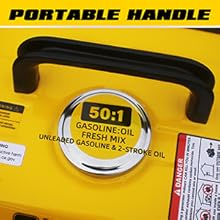 Aceup Energy 1,200W Gas Powered Generator, Small Portable Generator for Home Use Camping Ultralight, EPA & CARB Compliant