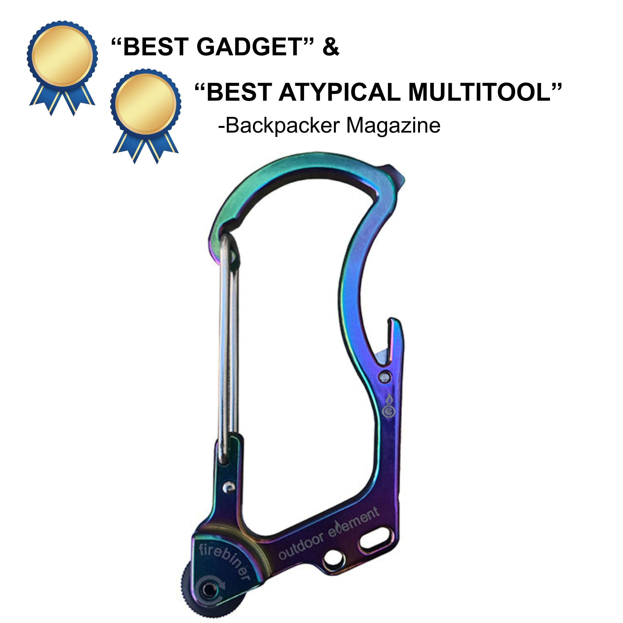 Firebiner: Fire - starting Multitool Carabiner - BSG