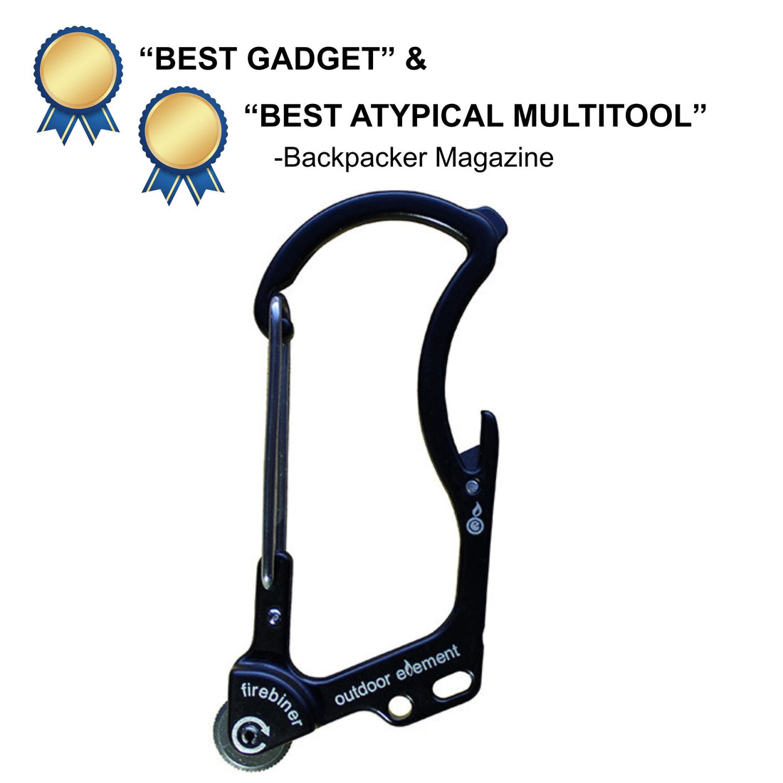 Firebiner: Fire - starting Multitool Carabiner - BSG