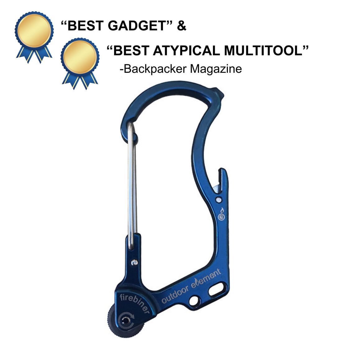 Firebiner: Fire - starting Multitool Carabiner - BSG