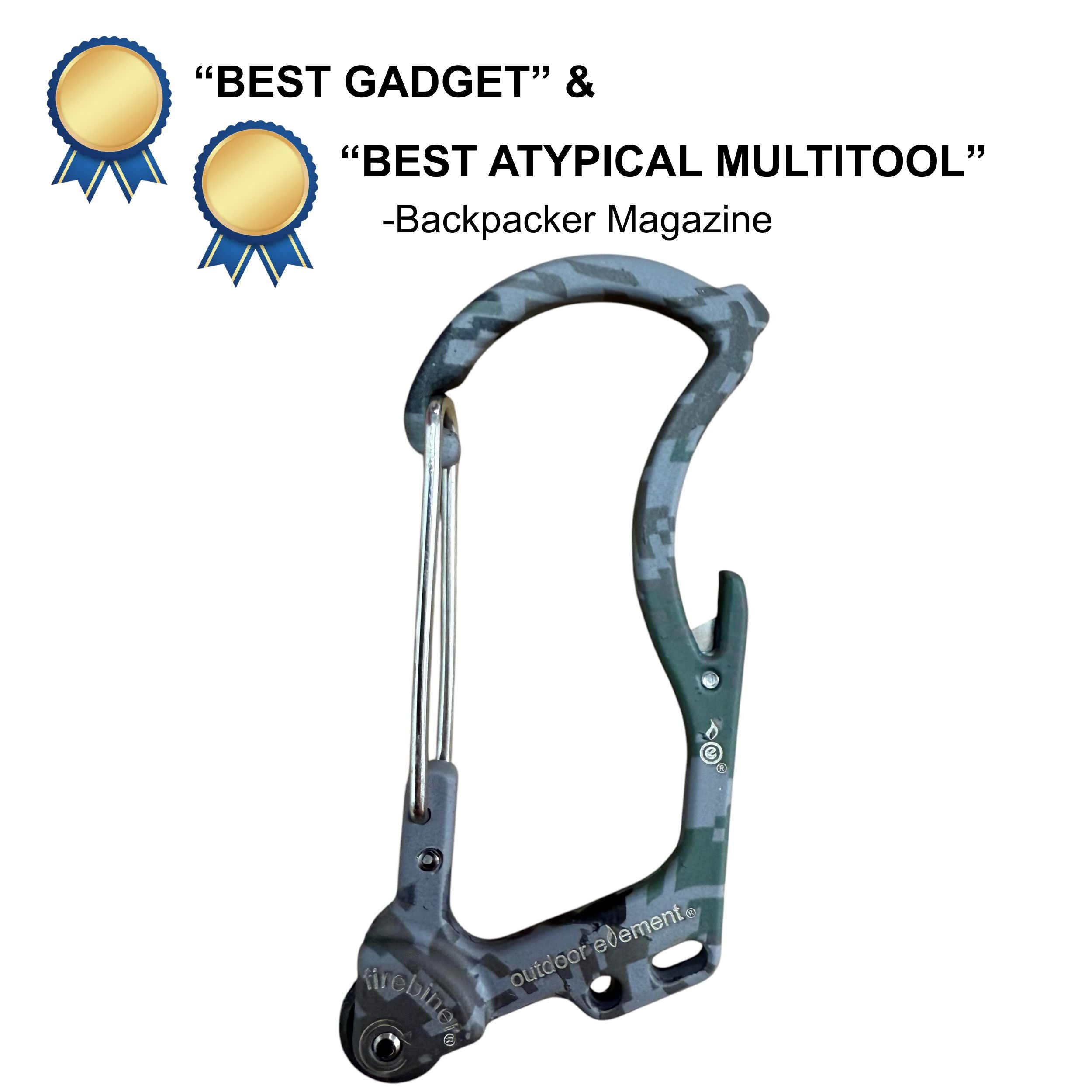 Firebiner: Fire - starting Multitool Carabiner - BSG