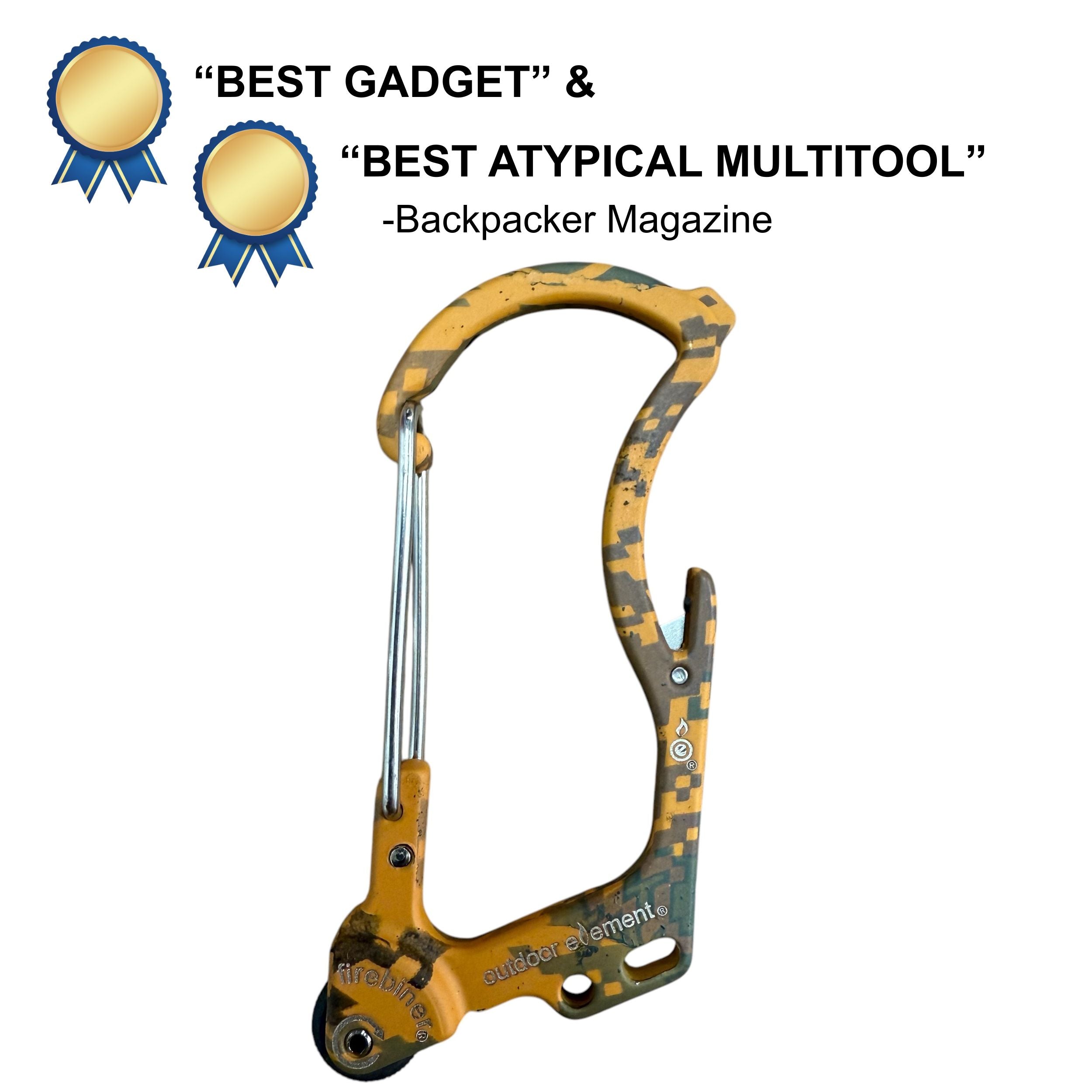 Firebiner: Fire - starting Multitool Carabiner - BSG