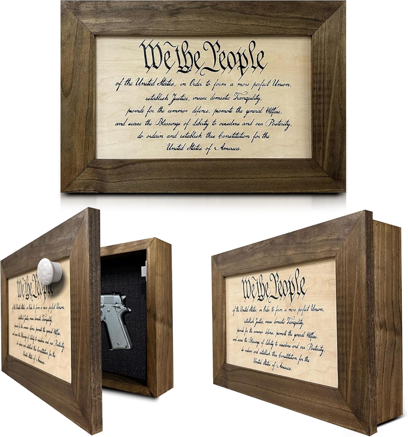 We The People Constitution Hidden Handgun Concealment Furniture