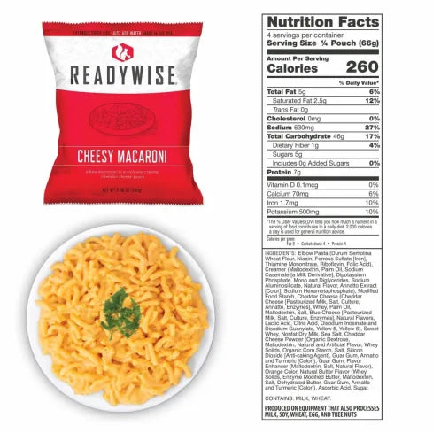 Metallyte pouches sealing freeze-dried entrées for long-term storage