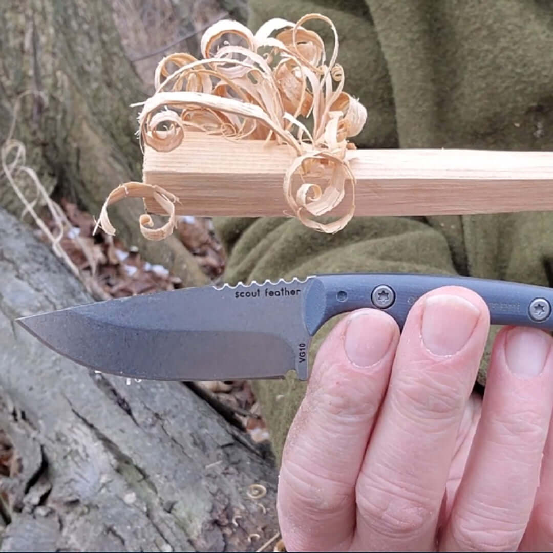 Scout Feather Adventure Survival Knife - BSG