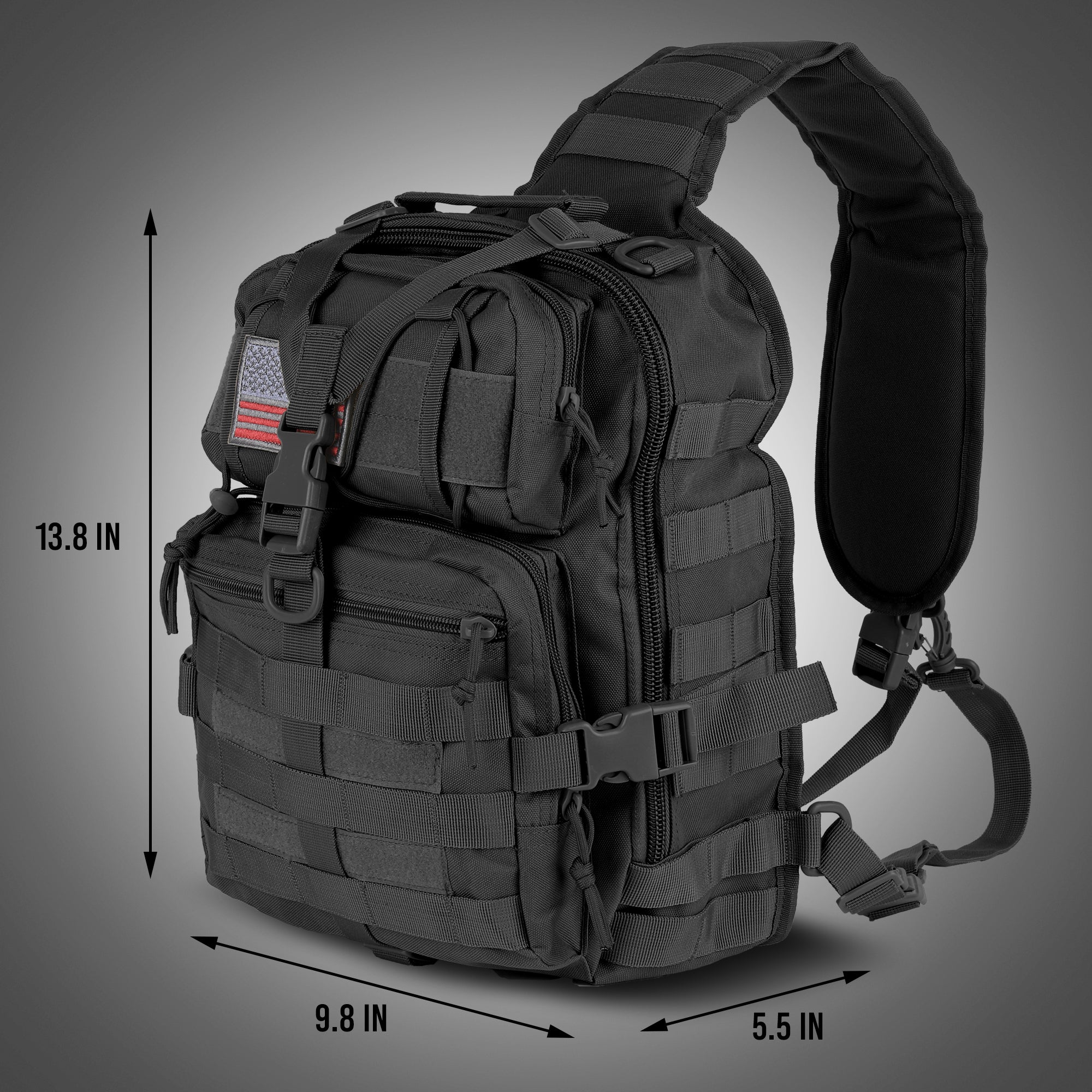EDC Range Bag – Pistol Sling Backpack – 14L - BSG