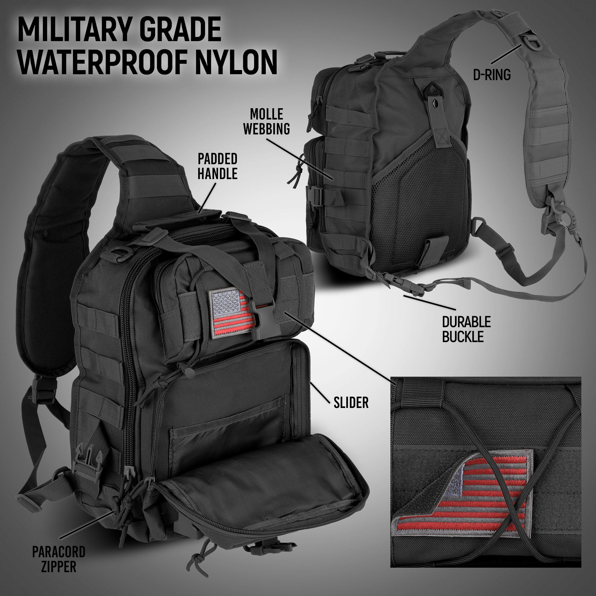 EDC Range Bag – Pistol Sling Backpack – 14L - BSG